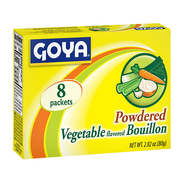 3216 Cubito de Vegetales en Polvo Goya x 80 Gr x Un
