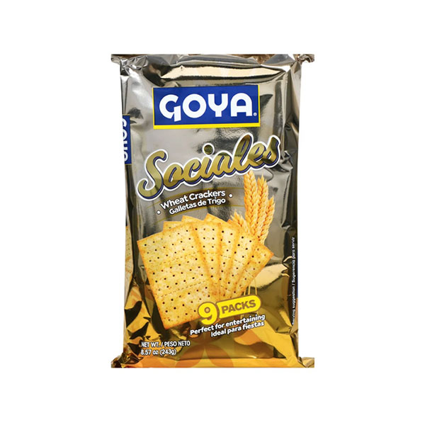 6426 Galletas Social de Trigo y Soya Goya x 8,57 Oz x Un