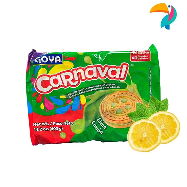 6435 Galletas de Limon Goya Carnaval x 14.2 Oz x Un