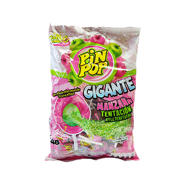 07863 PIN POP Gigante Manzana Tentacion Aldor x 24 Un de 22 Gr x Un