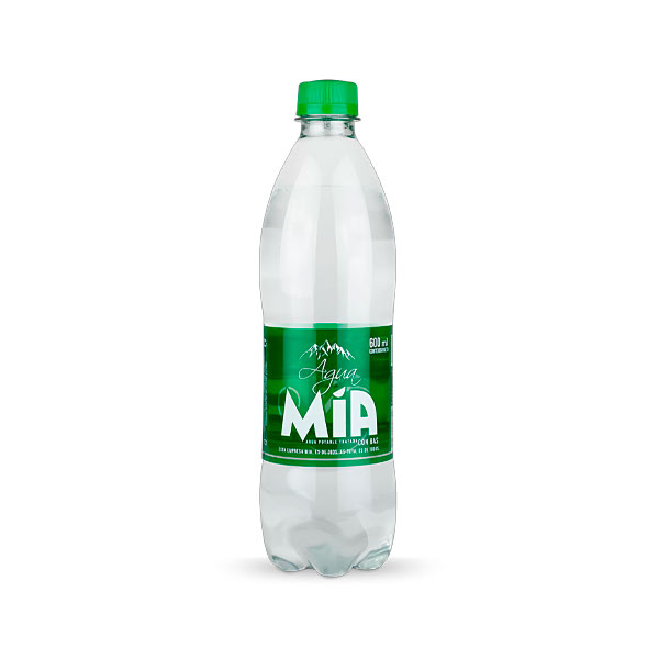 Agua con Gas x 600 ml MIA x Un