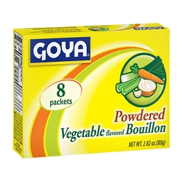 3216 Cubito de Vegetales en Polvo Goya x 80 Gr x Un