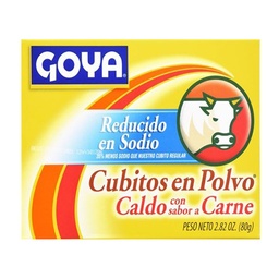 3239  Cubito de Carne reducido en sodio Goya x 80 Gr x Un