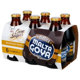 4037 Malta Clasica de Caña Goya x 7 Oz x Six pack