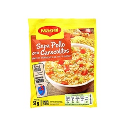 5511 Sopa de Pollo con Caracolitos Goya Maggi x 2.11 Oz x Un