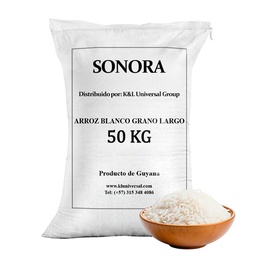 Arroz Blanco Sonora Saco x 50 kg x Un