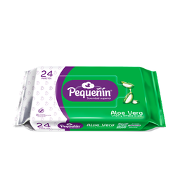 200101 Pañitos Humedos Pequeñin Aloe Natural Familia x 24 Un x Un